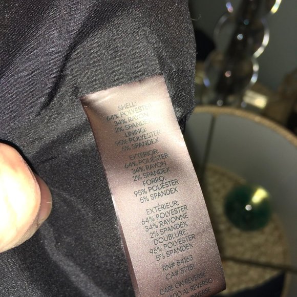 NWOT Calvin Klein Houndstooth Pencil Skirt - Picture 9 of 9